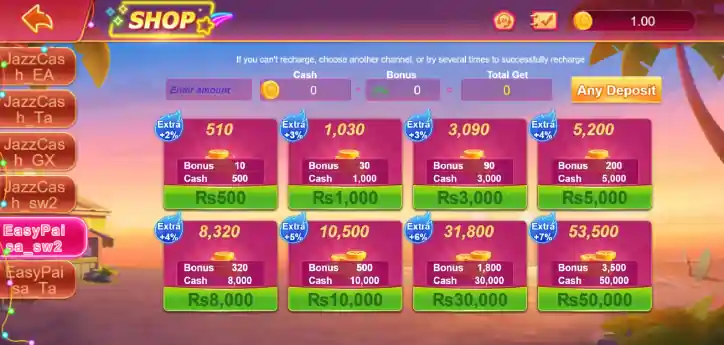 Deposit Money in PK67 Game