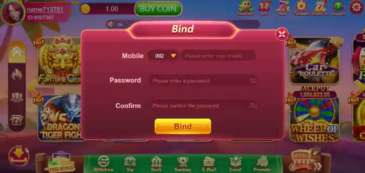 Withdraw Money in PK67 Game